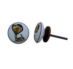 Snake Flat Dresser Knob